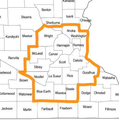 Coverage area for Good Faith Appraisals